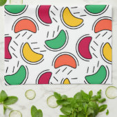 Linge De Cuisine Motif Fruit Candy (Plié)