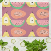 Linge De Cuisine Motif Fun Fruit (Plié)