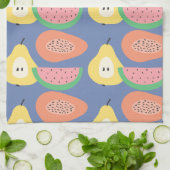 Linge De Cuisine Motif Fun Fruit (Plié)