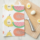 Linge De Cuisine Motif Fun Fruit (Quart Plié)