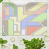 Linge De Cuisine Motif géométrique 3 (Plié)