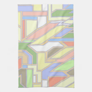 Linge De Cuisine Motif géométrique 3