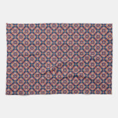 Linge De Cuisine Motif géométrique Aztec coloré (Horizontal)
