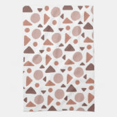 Linge De Cuisine Motif géométrique Brown (Vertical)