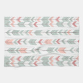 Linge De Cuisine Motif géométrique dans le rétro style (Horizontal)