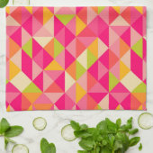 Linge De Cuisine Motif géométrique de triangles (Plié)