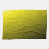 Linge De Cuisine Motif géométrique dégradé foncé jaune (Horizontal)