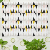 Linge De Cuisine Motif géométrique fendu de triangle (Plié)