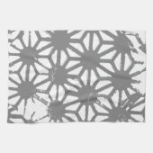 Linge De Cuisine Motif géométrique gris (Horizontal)