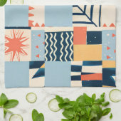 Linge De Cuisine Motif géométrique jouable (Plié)