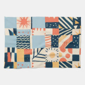 Linge De Cuisine Motif géométrique jouable (Horizontal)