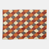 Linge De Cuisine Motif Gingham d'automne (Horizontal)