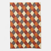 Linge De Cuisine Motif Gingham d'automne (Vertical)