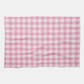 Linge De Cuisine Motif Gingham Rose Bébé (Horizontal)