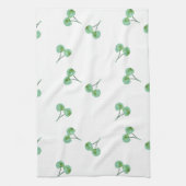 Linge De Cuisine Motif Green Cherry (Vertical)