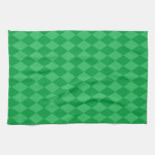 LINGE DE CUISINE MOTIF GREEN MARDI GRAS DIAMOND (Horizontal)