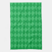 LINGE DE CUISINE MOTIF GREEN MARDI GRAS DIAMOND (Vertical)