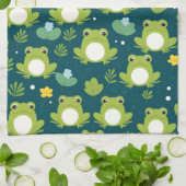 Linge De Cuisine Motif grenouille (Plié)