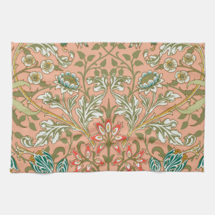 Linge De Cuisine Motif Hyacinthe Rose Poussiéreux de William Morris