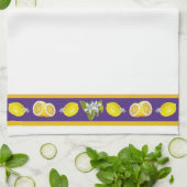 Linge De Cuisine Motif I de citron (Plié)