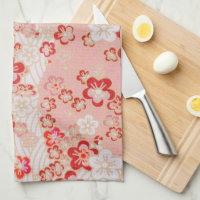 Motif japonais Rose Sakura Blossom