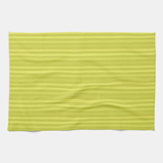 Linge De Cuisine Motif Jaune Chartreuse (Horizontal)