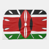 Linge De Cuisine Motif kenyan rond : un symbole national (Horizontal)