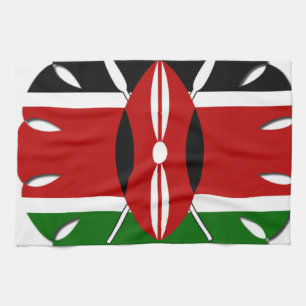 Linge De Cuisine Motif kenyan rond : un symbole national