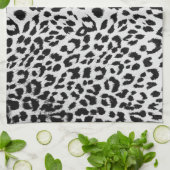 Linge De Cuisine Motif léopard des neiges (Plié)