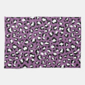 Linge De Cuisine Motif léopard, Spots léopards, Leopard pourpre (Horizontal)