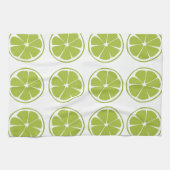 Linge De Cuisine Motif Lime vert Fruit Lime (Horizontal)