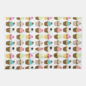 Linge De Cuisine Motif lunatique de petits gâteaux (Horizontal)