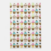 Linge De Cuisine Motif lunatique de petits gâteaux (Vertical)