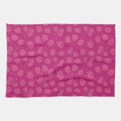 Linge De Cuisine Motif magenta de baie (Horizontal)