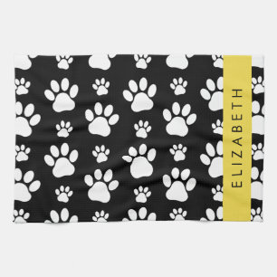 Linge De Cuisine Motif mâle, Patrouilles de chien, Noir et Blanc, V