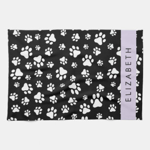 Linge De Cuisine Motif mâle, Patrouilles de chien, Noir et Blanc, V