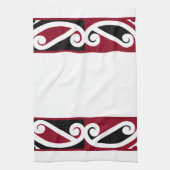 Linge De Cuisine Motif maori Koru (Vertical)