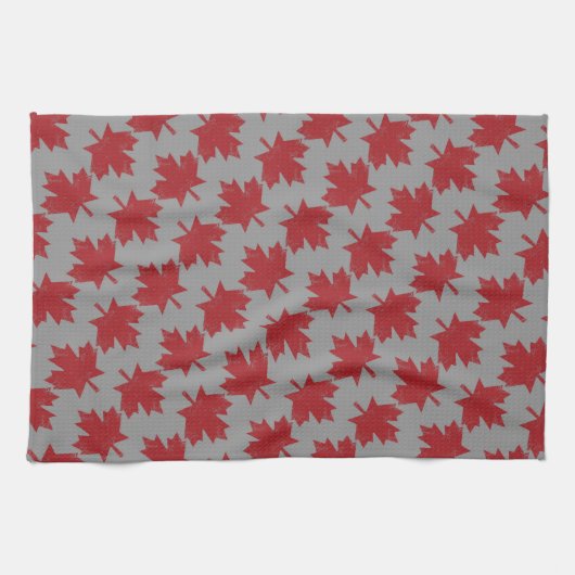 Linge De Cuisine Motif Maple Leaf (Horizontal)