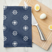 Linge De Cuisine Motif maritime d'outil (Quart Plié)