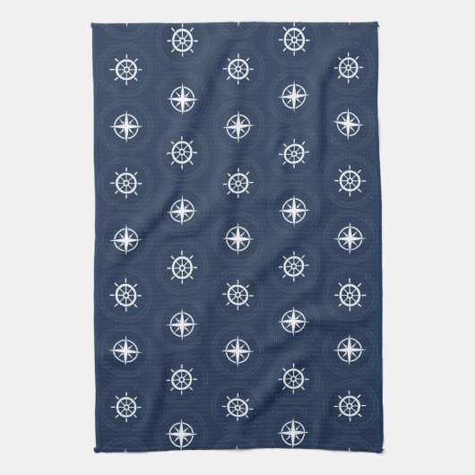 Linge De Cuisine Motif maritime d'outil (Vertical)