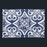 Linge De Cuisine Motif marocain bleu et blanc<br><div class="desc">Elégante motif marocaine bleue et blanche. Ce design est disponible en variété de couleurs et de produits.</div>