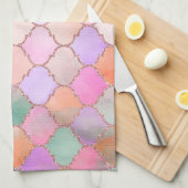 Linge De Cuisine Motif marocain en carreaux (Quart Plié)