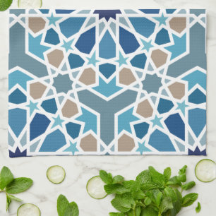 Linge De Cuisine Motif marocain en carreaux