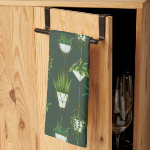 Linge De Cuisine Motif ménager à accrochage géométrique