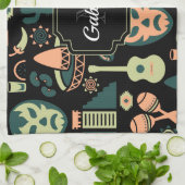 Linge De Cuisine Motif mexicain (Plié)