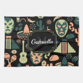 Linge De Cuisine Motif mexicain (Horizontal)