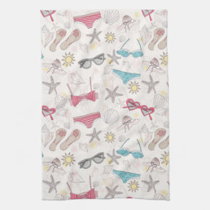Linge De Cuisine Motif mignon d'abrégé sur été