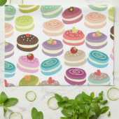 Linge De Cuisine Motif mignon de Macarons (Plié)