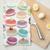 Linge De Cuisine Motif mignon de Macarons (Quart Plié)