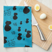 Linge De Cuisine Motif mignon de minou (Quart Plié)